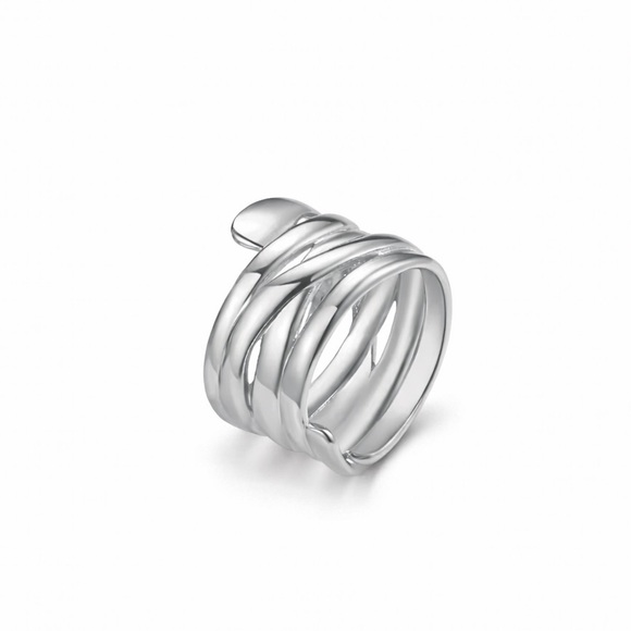 Zara Jewelry - Twisted Silver Women's Ring